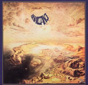 Albumcover mit einer Landschaftsillustration und dem Wort 'Renaissance' oben.