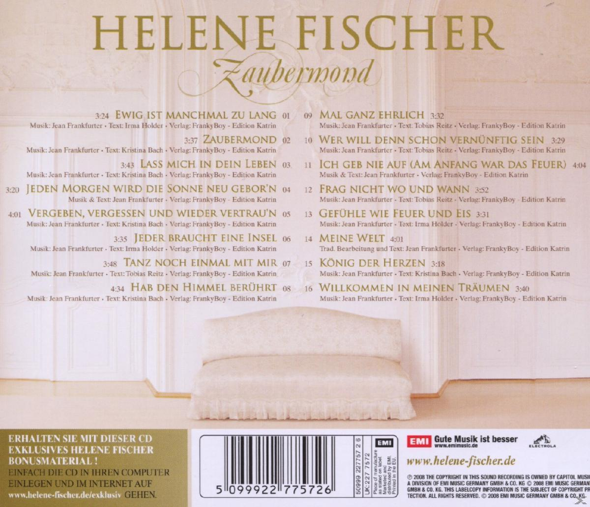Albumcover von Helene Fischers Album, mit Titelliste und Informationen.