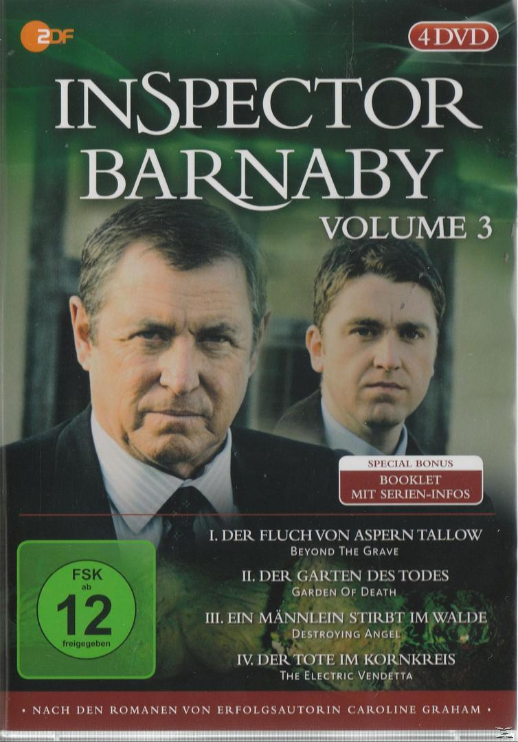 DVD-Cover: zwei Männer, der Titel 'Inspector Barnaby' und Episodendetails.
