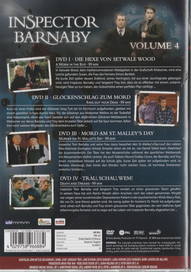 DVD-Cover von Inspector Barnaby. Zwei Männer in Anzügen sind auf dem Cover. Der Titel ist in fetten Buchstaben geschrieben.