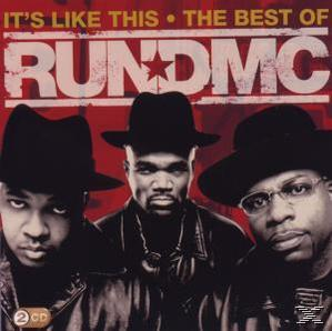 Albumcover: Run-DMC-Bandmitglieder mit Hüten. Roter Hintergrund, weißer Text.