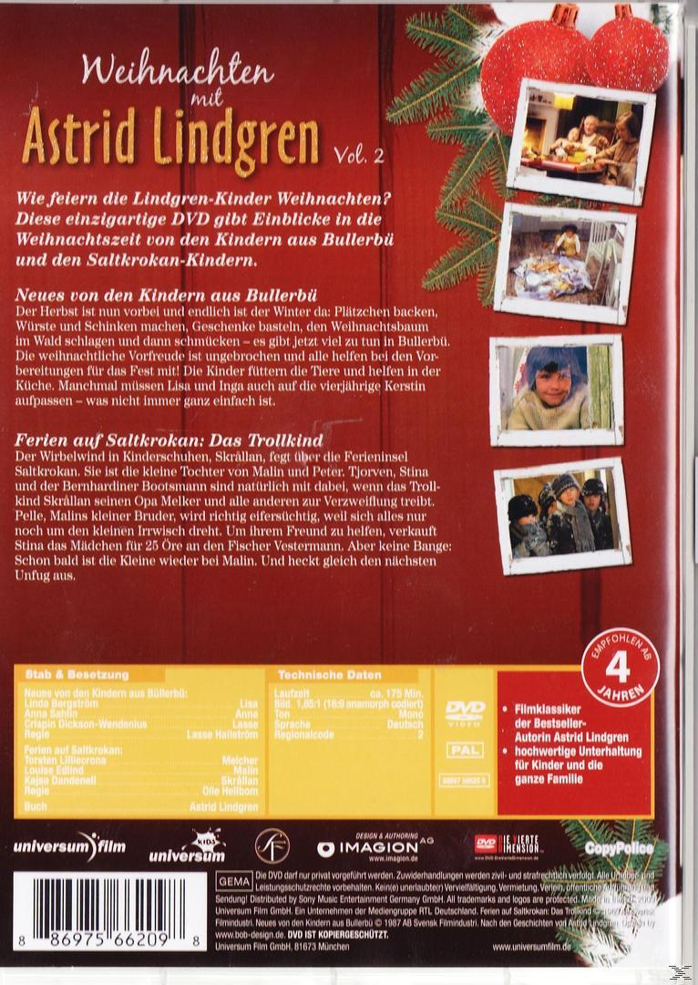 DVD-Cover. Text auf Deutsch, Kinderbilder, Weihnachtsthema.