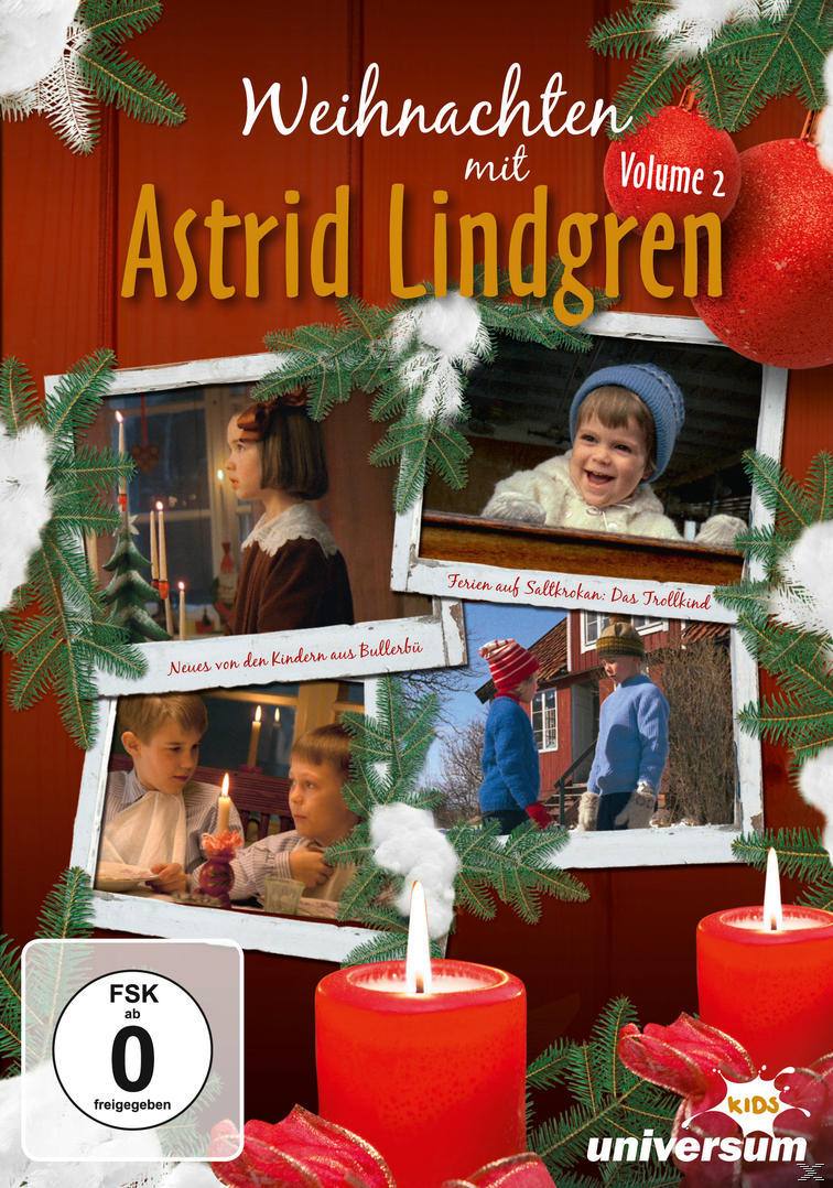 DVD-Cover mit Weihnachtsmotiv. Enthält Szenen aus einem Film. Text auf Deutsch.