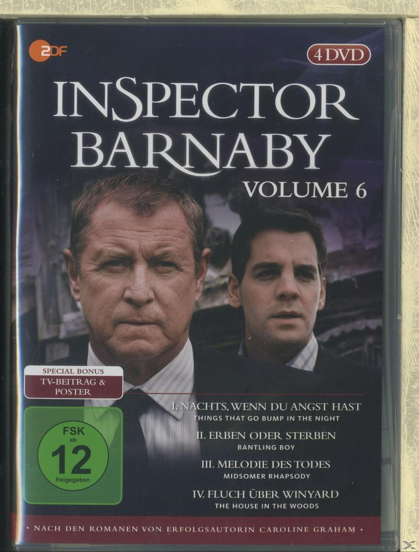 DVD-Hülle mit zwei Männern, dem Titel "Inspector Barnaby" und "Volume 6".