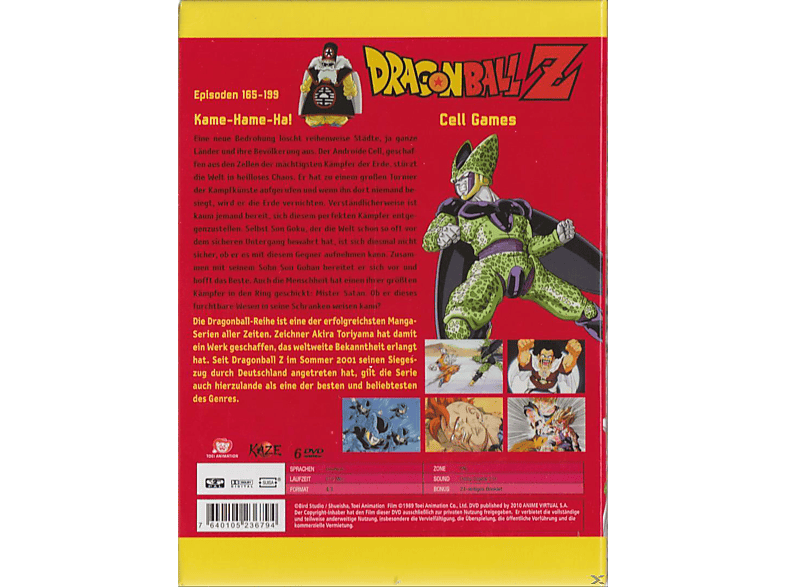 Thumbnail - Dragonball Z – Box 6 (165-199) DVD