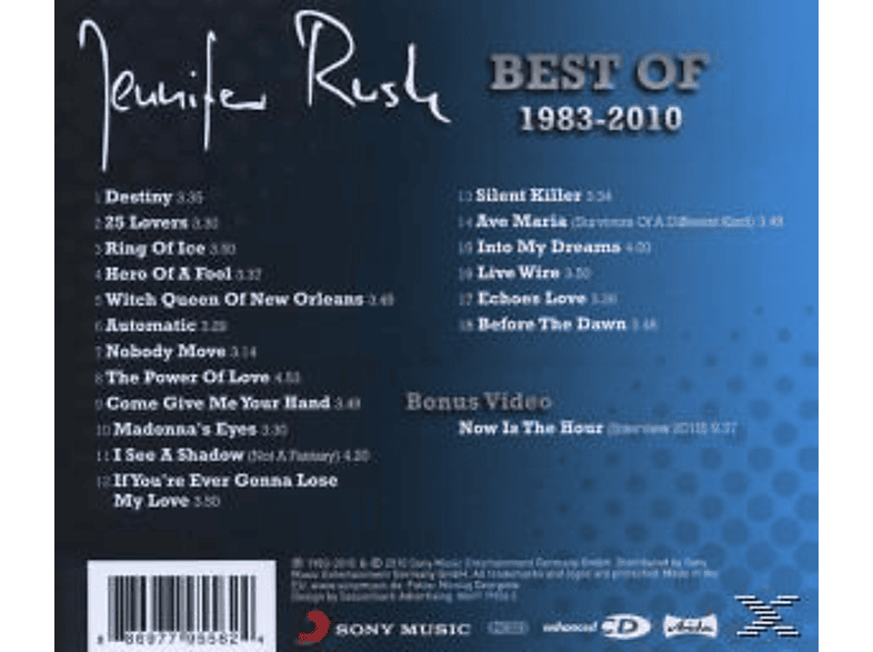 Thumbnail - Jennifer Rush - Best Of 1983 2010 (CD EXTRA/Enhanced)