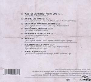 CD-Trackliste mit deutschen Titeln und Credits, weißer Hintergrund.