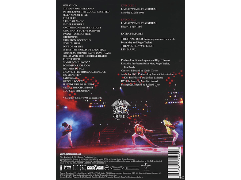 Thumbnail - Queen - Live At Wembley (25th Anniversary) (DVD)