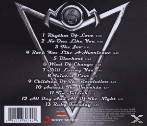 Albumcover mit silbernem Dreieck und schwarzem Text. Songtitel sind aufgelistet.