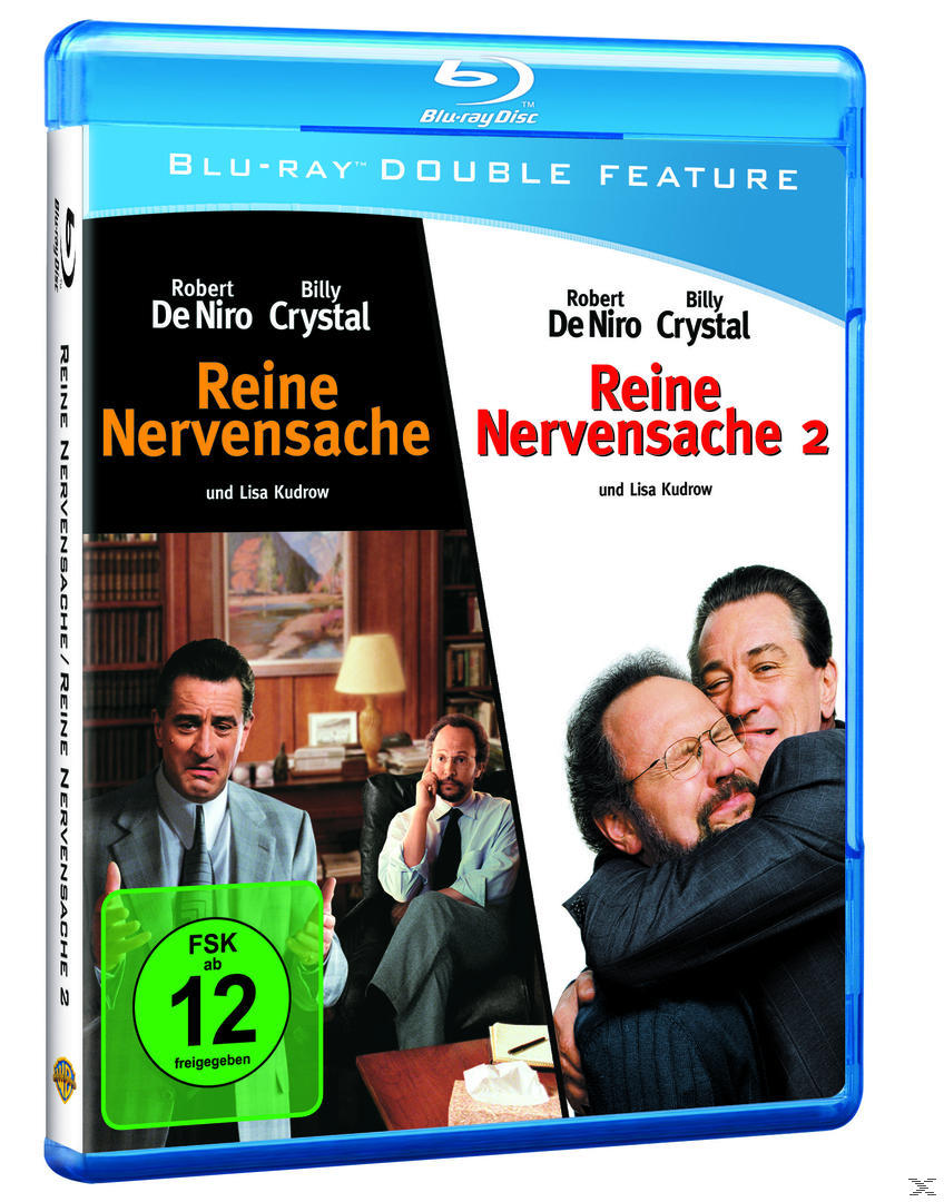 Blu-ray-Cover. Zwei Filme, Robert De Niro und Billy Crystal. Deutscher Text.