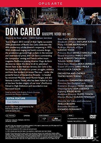 Don - Carlo Teatro Regio Chorus Orchestra (DVD) And Torino -