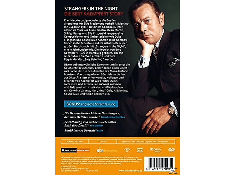 Thumbnail - Bert Kaempfert - Strangers in the Night Die Story (DVD)