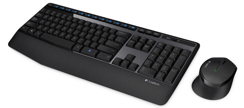 LOGITECH MK345 Kablosuz Türkçe Q Klavye Mouse Seti - Siyah