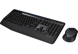 LOGITECH MK345 Kablosuz Türkçe Q Klavye Mouse Seti - Siyah_0