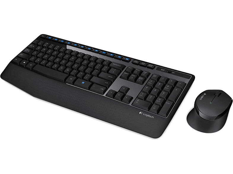 LOGITECH MK345 Kablosuz Türkçe Q Klavye Mouse Seti - Siyah