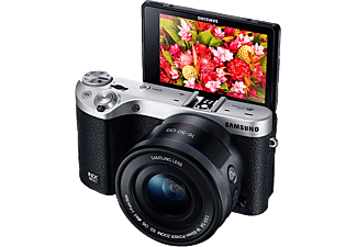 SAMSUNG NX 500 Systemkamera  mit Objektiv 16-50 mm , 7,62 cm Display Touchscreen, WLAN