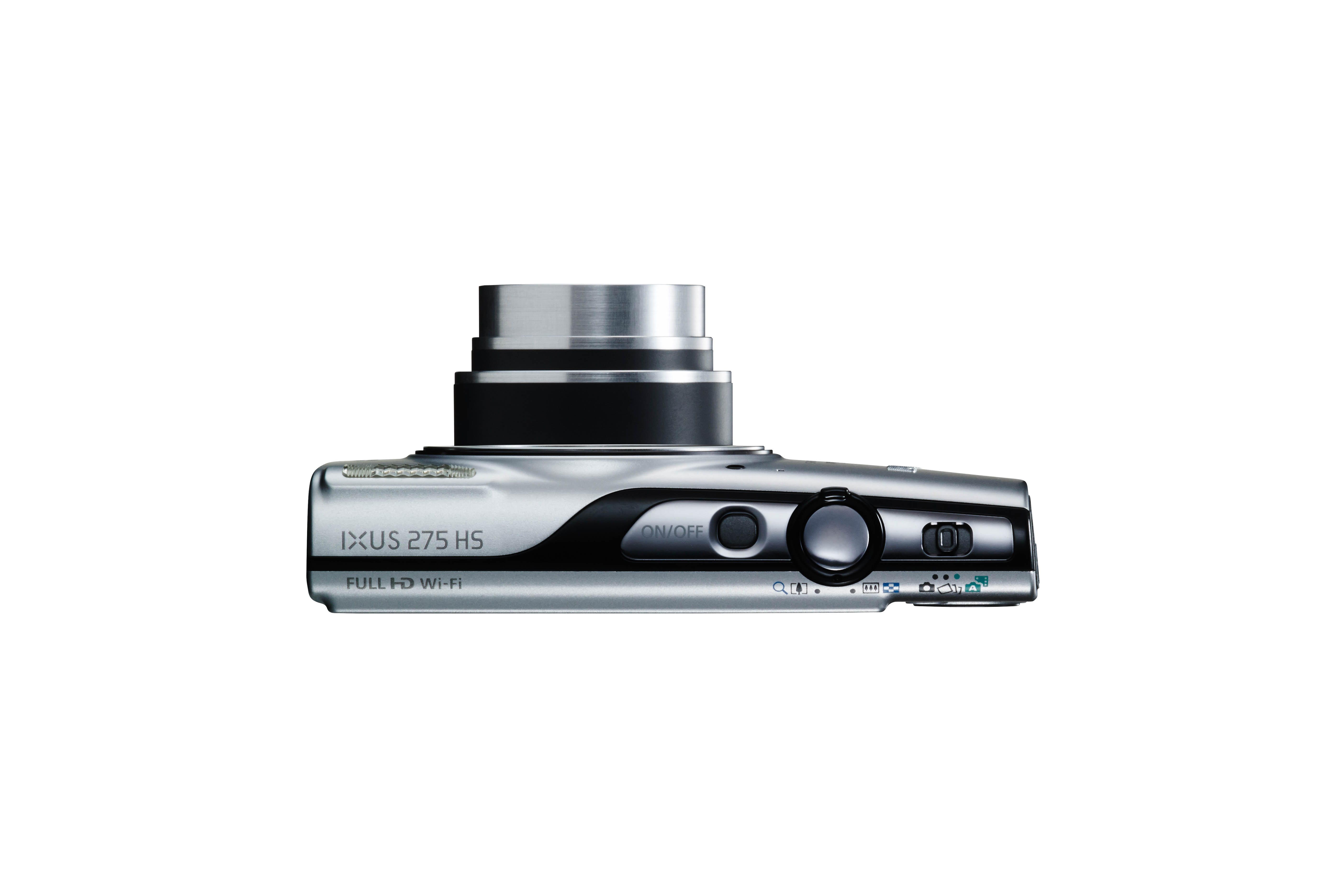 CANON IXUS275 HS Kompaktkamera Silber, 12x opt. Zoom, LCD (TFT), WLAN
