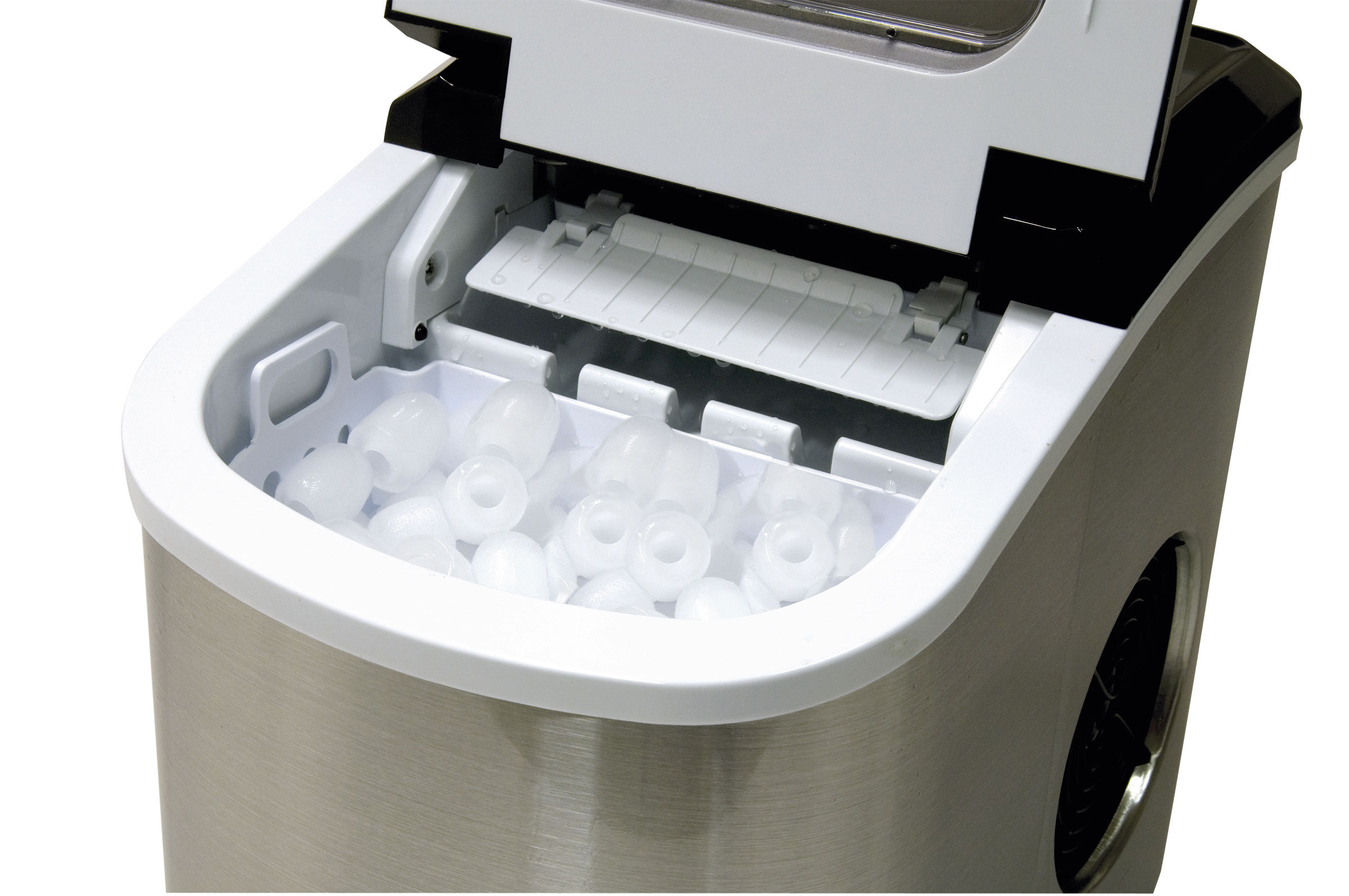 CASO 3301 Ice Master Pro Eismaschine (90 Watt, Edelstahl/Schwarz)