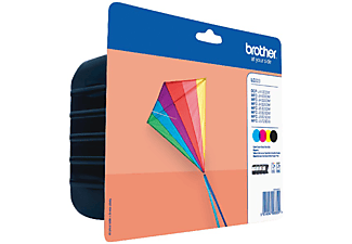 BROTHER LC223VALBP MUTLI PACK CMYBK - Tintenpatrone (Schwarz, gelb, cyan, magenta)