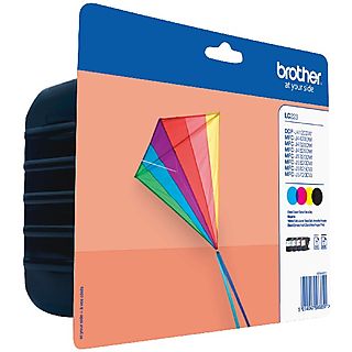 BROTHER LC223VALBP MUTLI PACK CMYBK - Tintenpatrone (Schwarz, gelb, cyan, magenta)