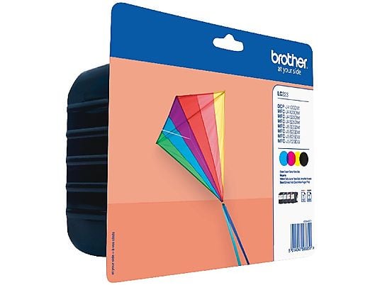 BROTHER LC223 Value Pack - Cartouche d'encre (Noir, jaune, cyan, magenta)