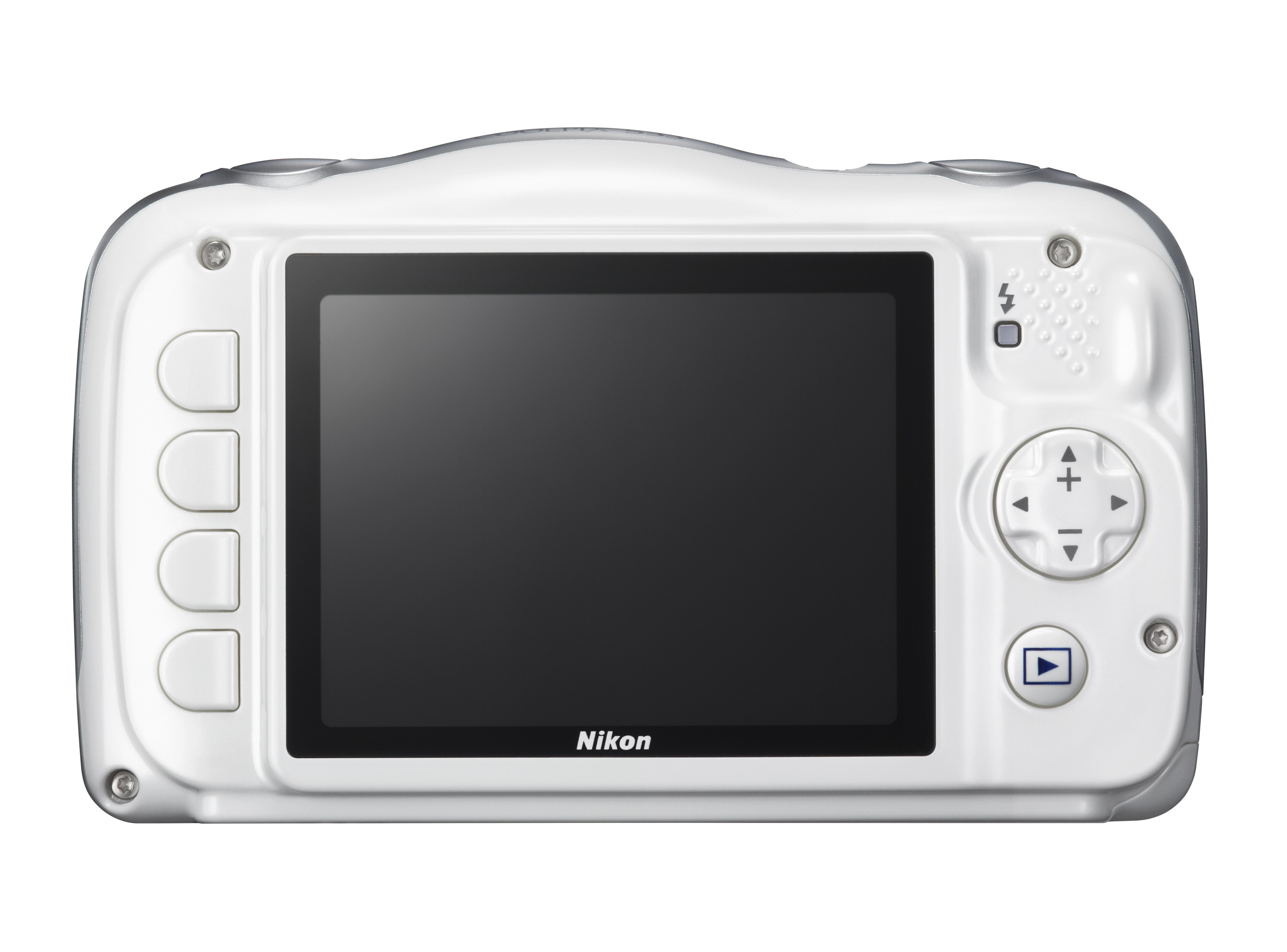 NIKON COOLPIX S33 Kompaktkamera Weiß, 3x opt. Zoom, TFT-LCD