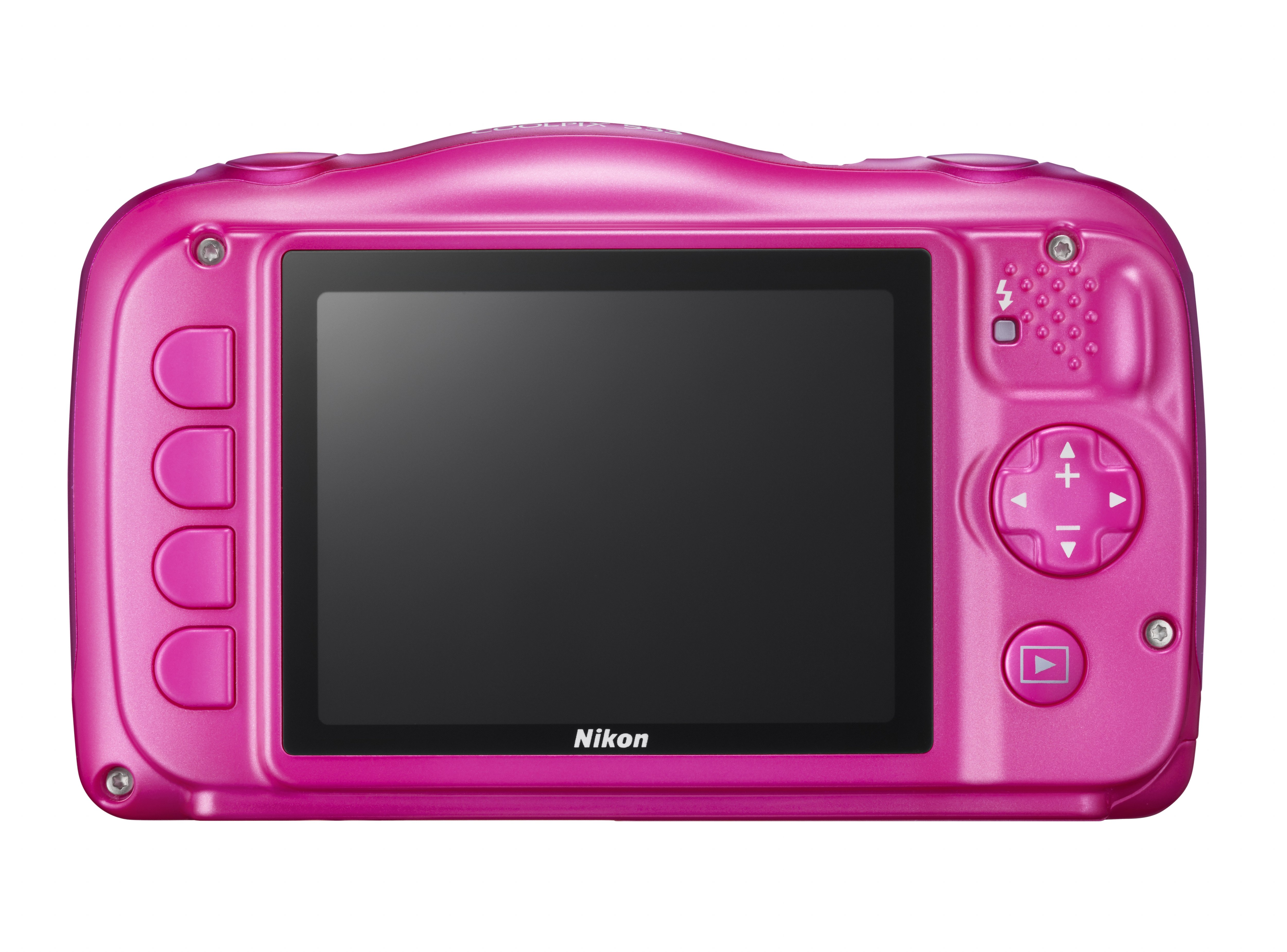 NIKON COOLPIX S33 Kompaktkamera Pink, 3x opt. Zoom, TFT-LCD