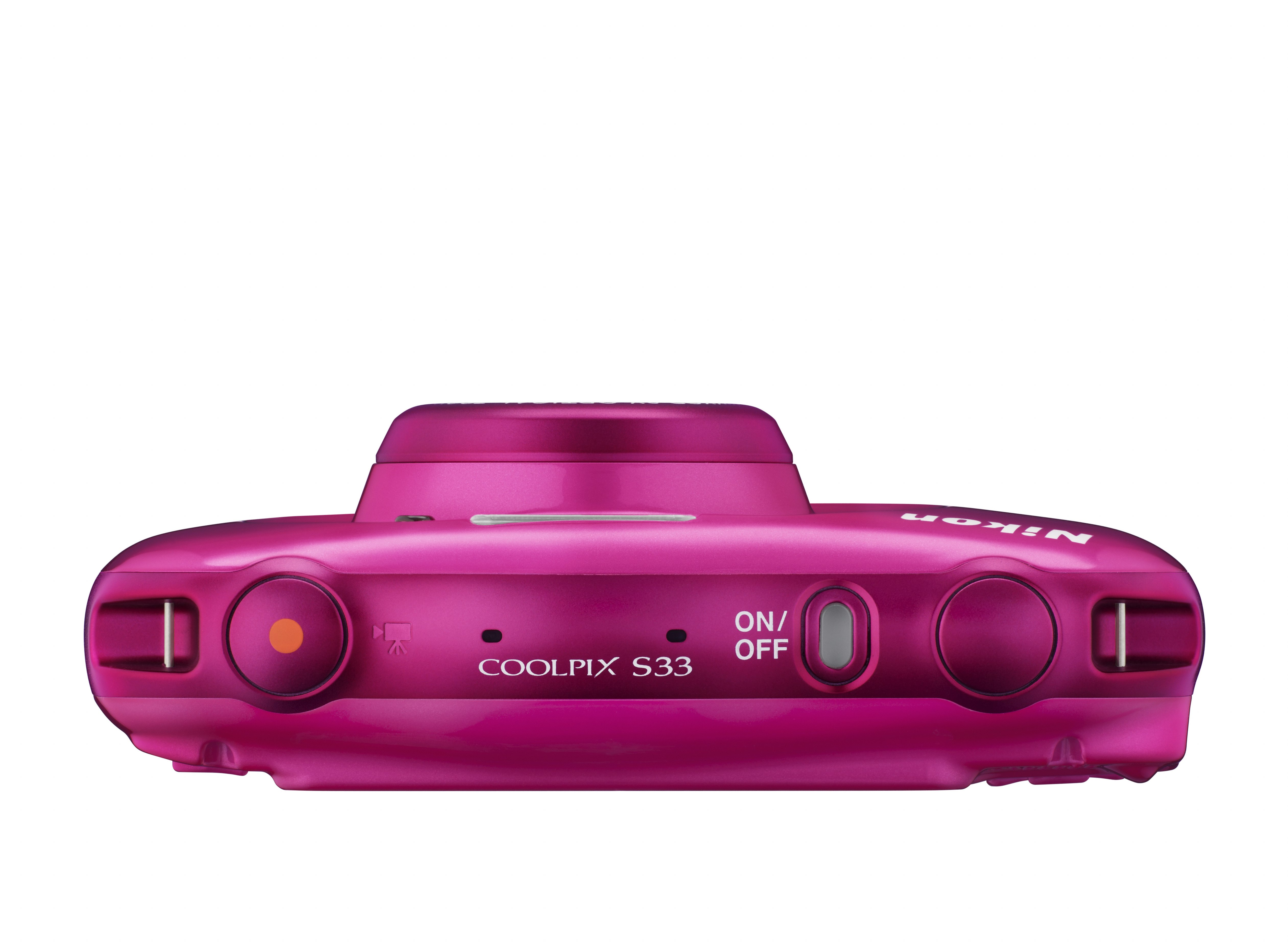 NIKON COOLPIX S33 Kompaktkamera Pink, 3x opt. Zoom, TFT-LCD