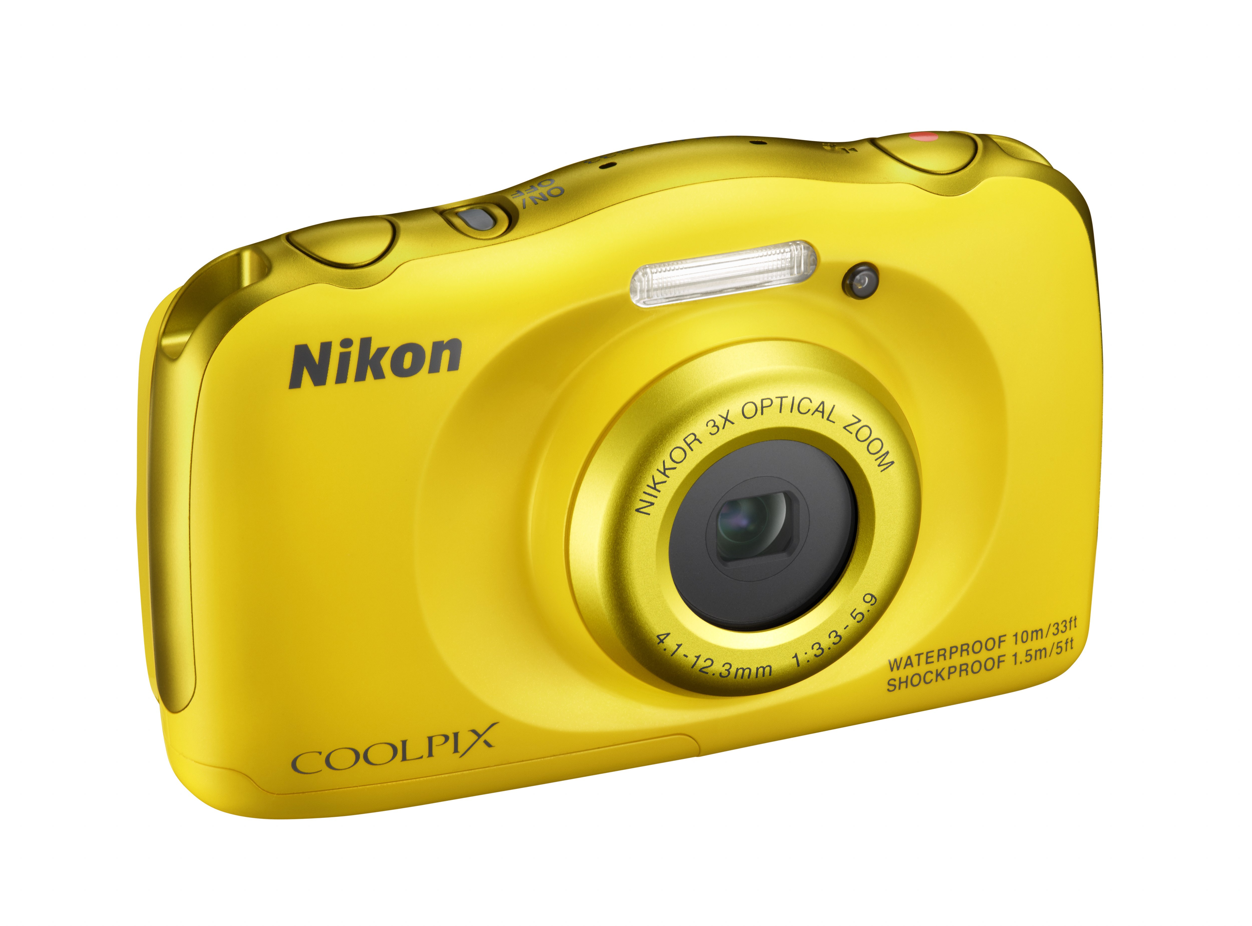 NIKON COOLPIX S33 Kompaktkamera Gelb, 3x opt. Zoom, TFT-LCD