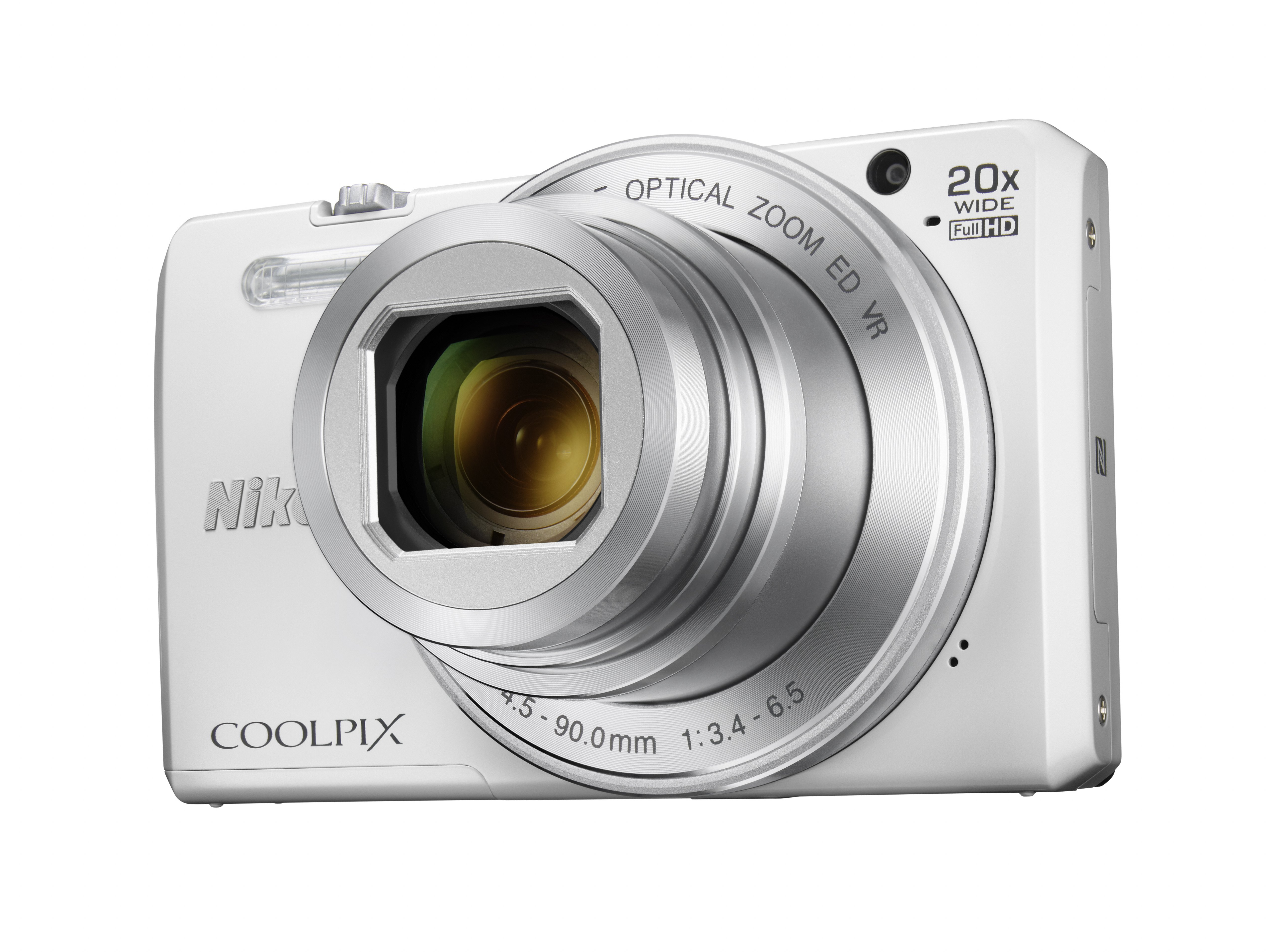 NIKON COOLPIX S7000 Kompaktkamera Weiß, 20x opt. Zoom, TFT-LCD