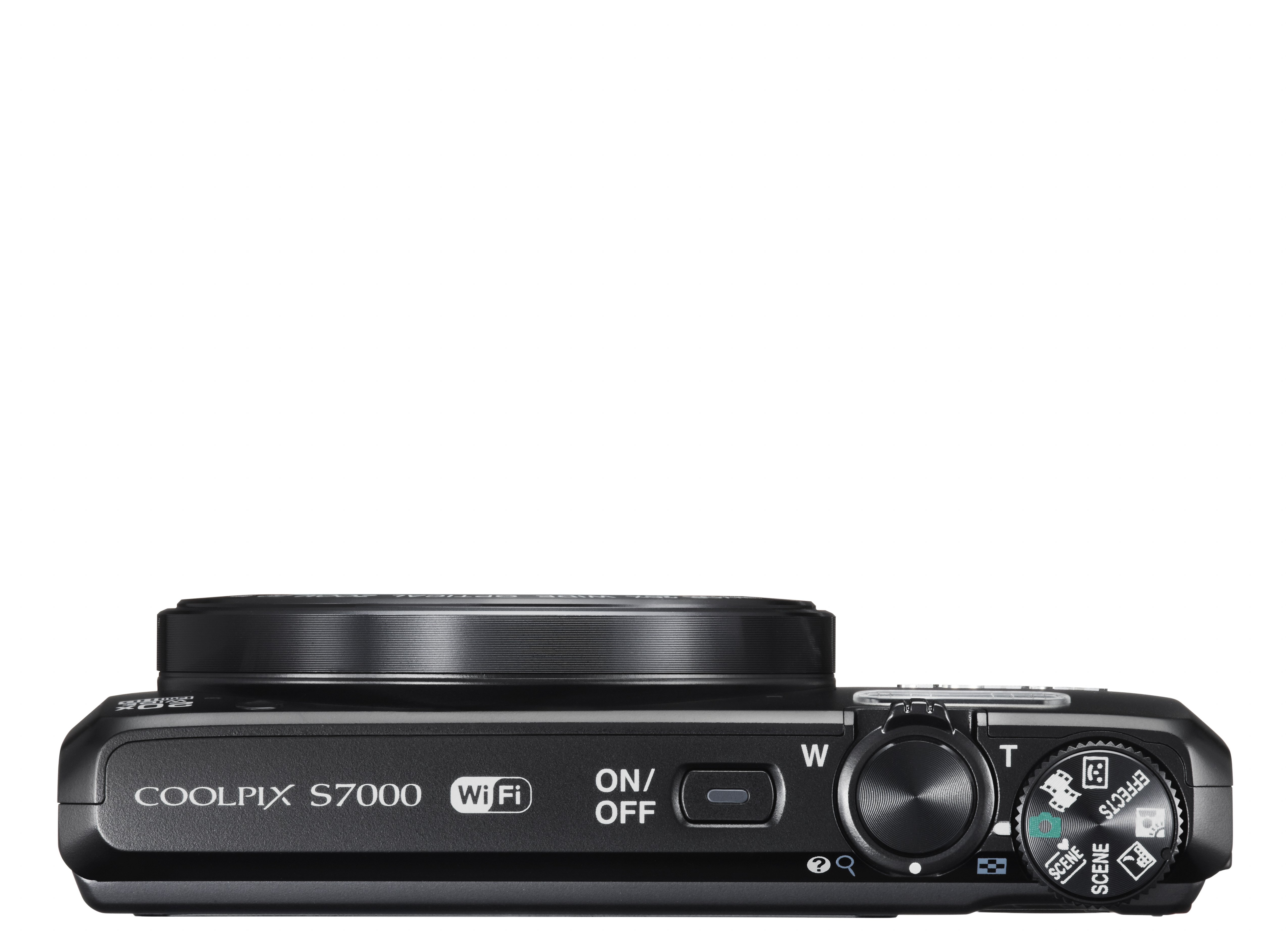 NIKON COOLPIX S7000 Kompaktkamera Schwarz, 20x opt. Zoom, TFT-LCD, WLAN