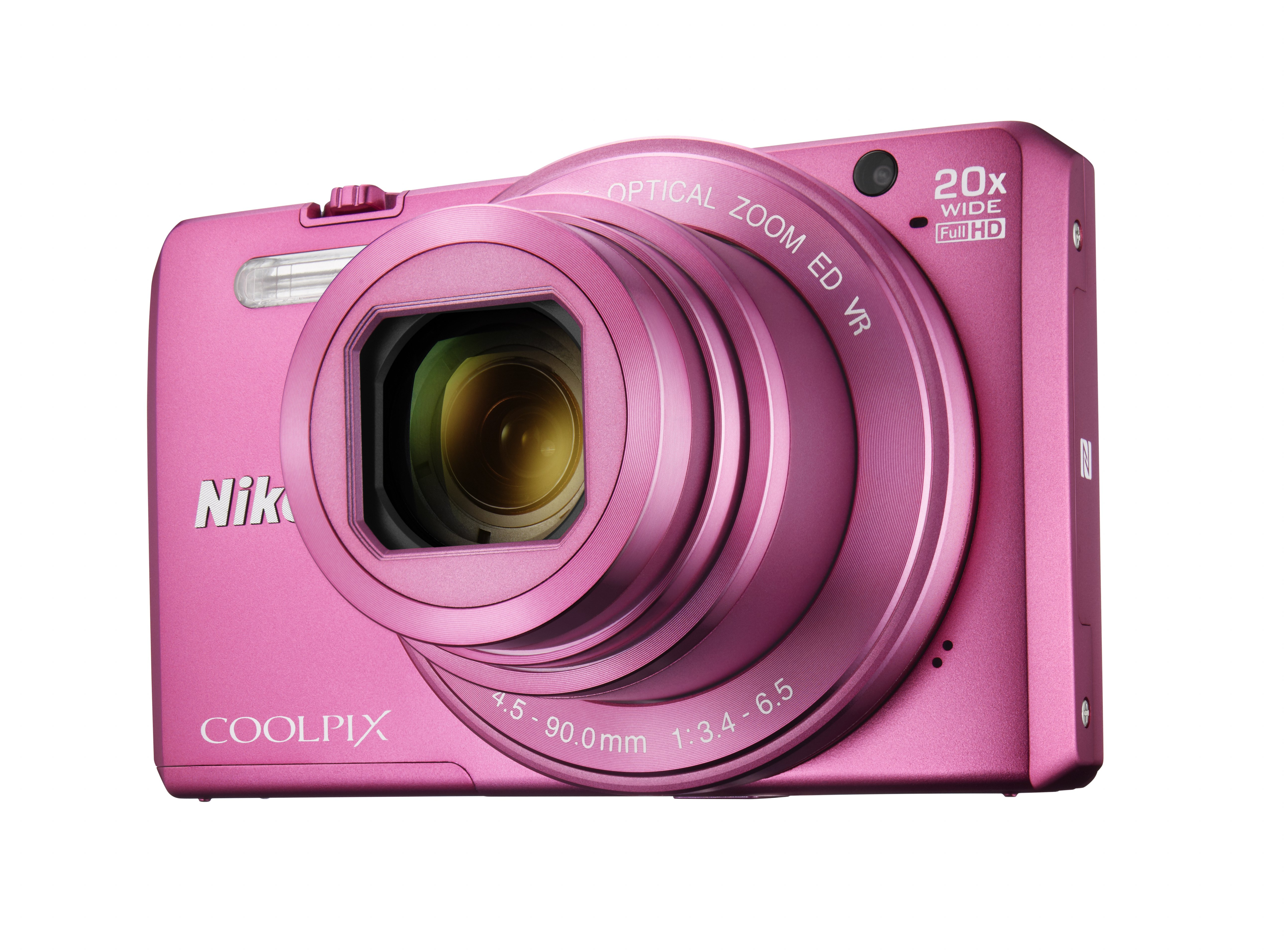 NIKON COOLPIX S7000 Kompaktkamera Pink, 20x opt. Zoom, TFT-LCD