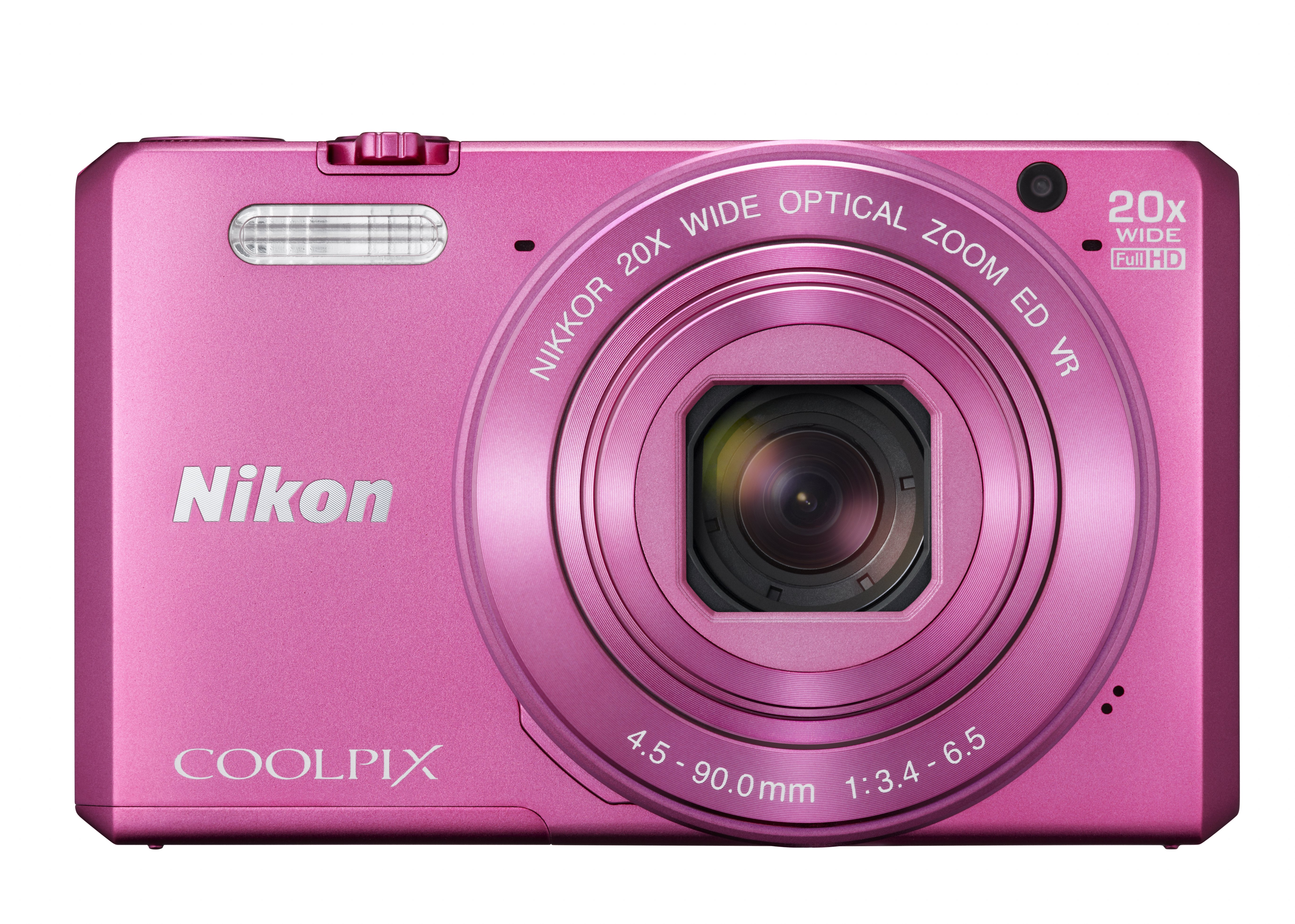 NIKON COOLPIX S7000 Kompaktkamera Pink, 20x opt. Zoom, TFT-LCD, WLAN