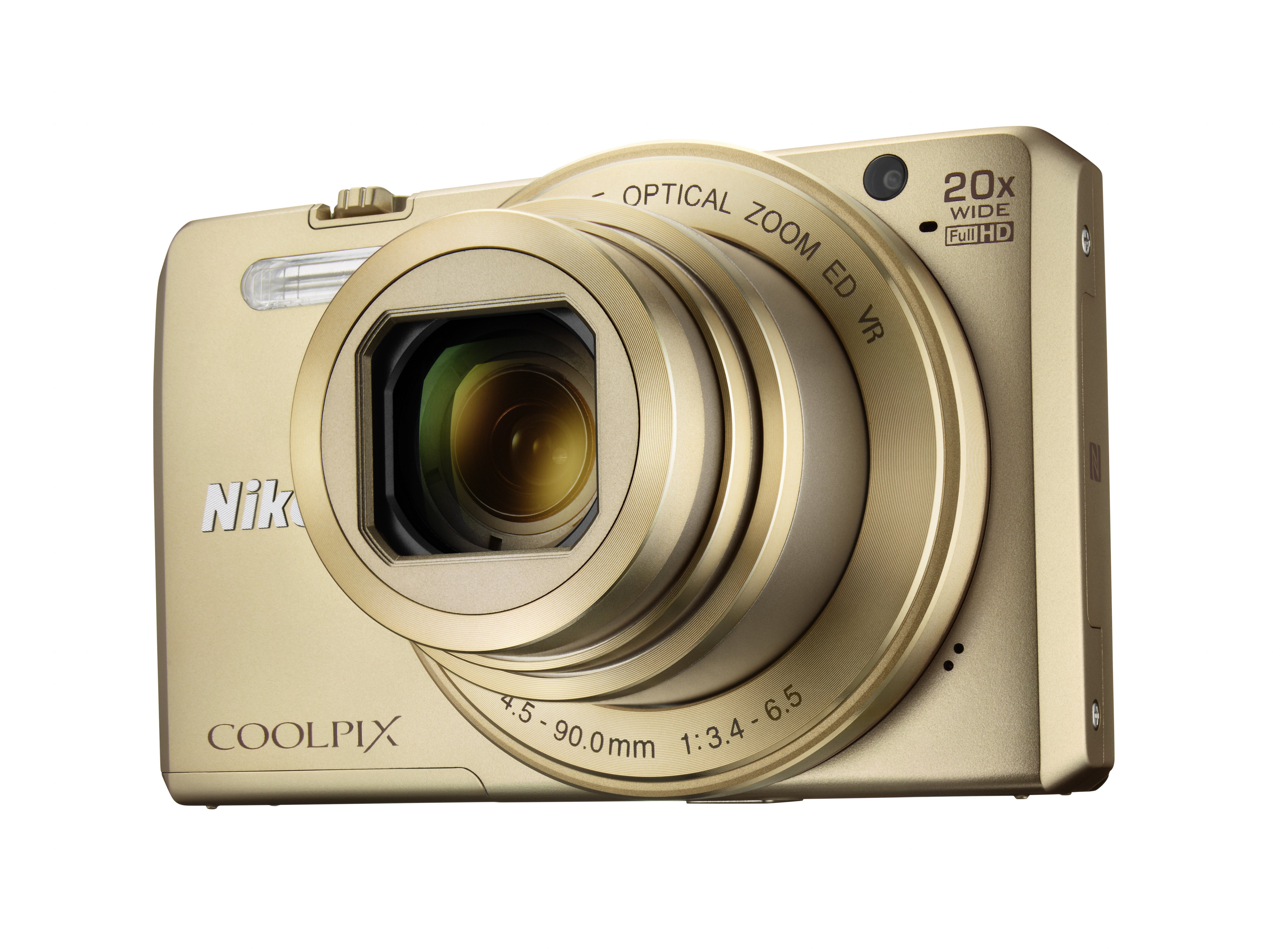 NIKON COOLPIX S7000 Kompaktkamera Gold, 20x opt. Zoom, TFT-LCD, WLAN