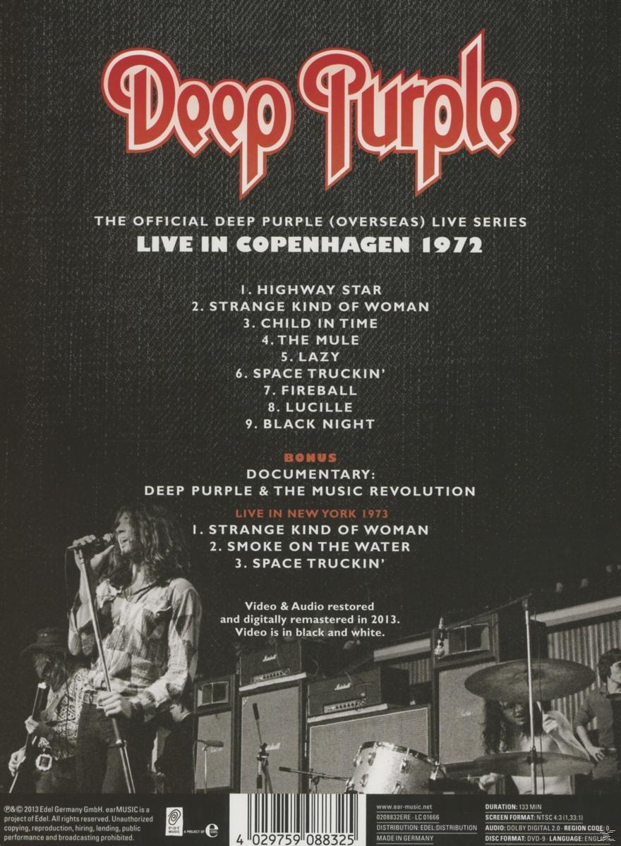 Deep Purple - (DVD) - 1972 Copenhagen