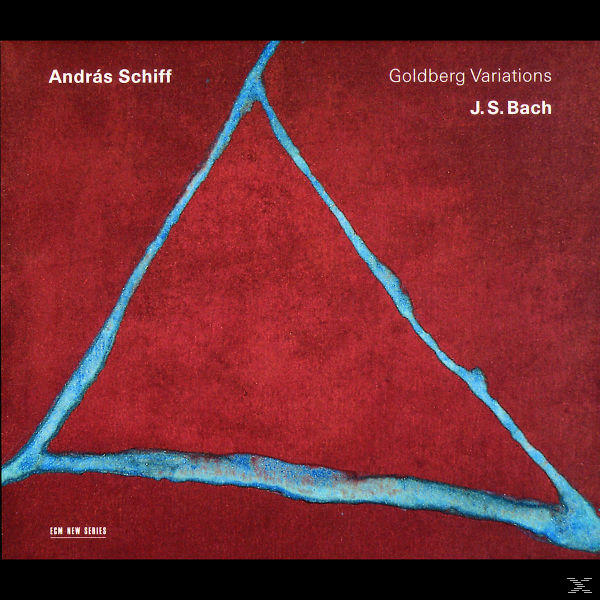 CD-Cover, roter Hintergrund, blaue Linien bilden ein Dreieck. Namen und Titel in weißem Text.