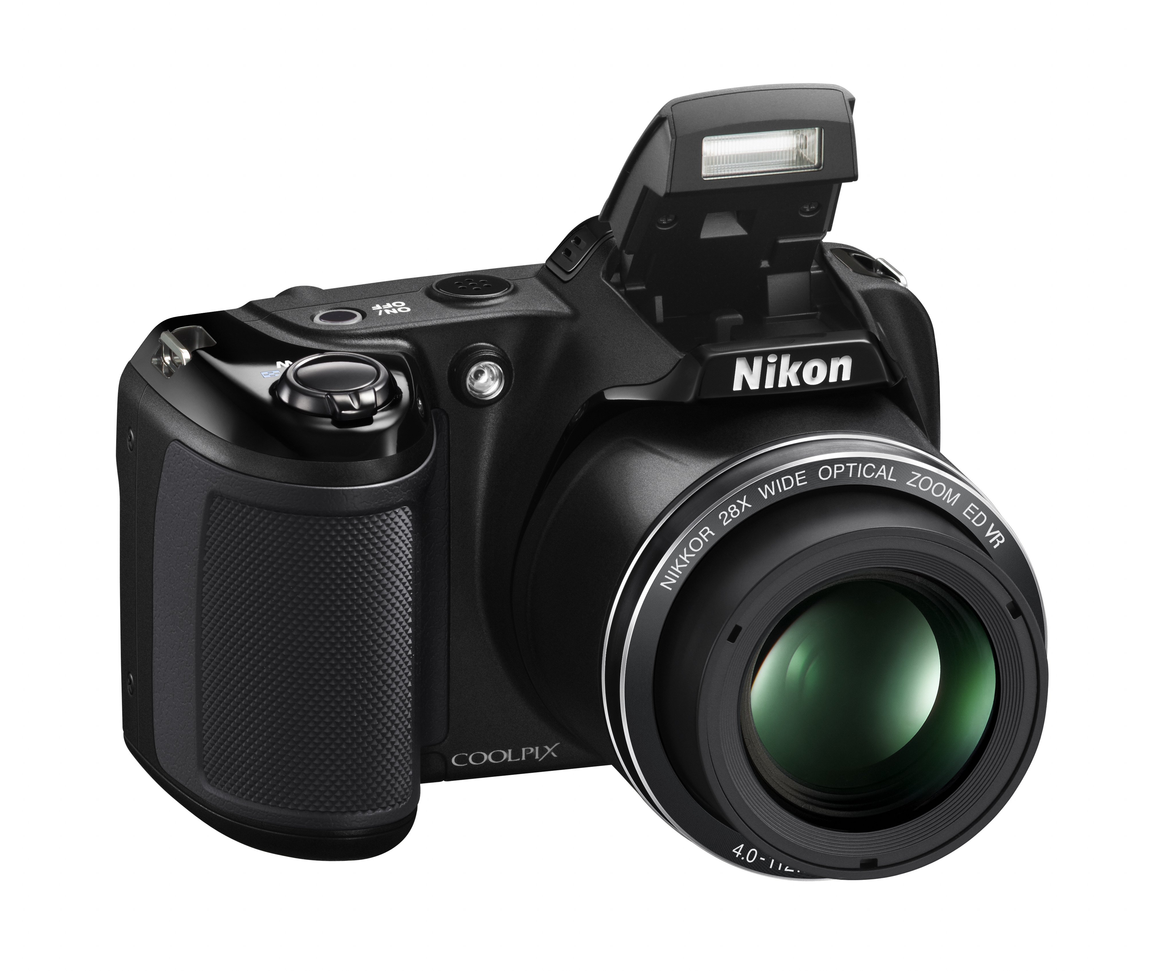 NIKON COOLPIX L340 Kompaktkamera Schwarz, 28x opt. Zoom, TFT