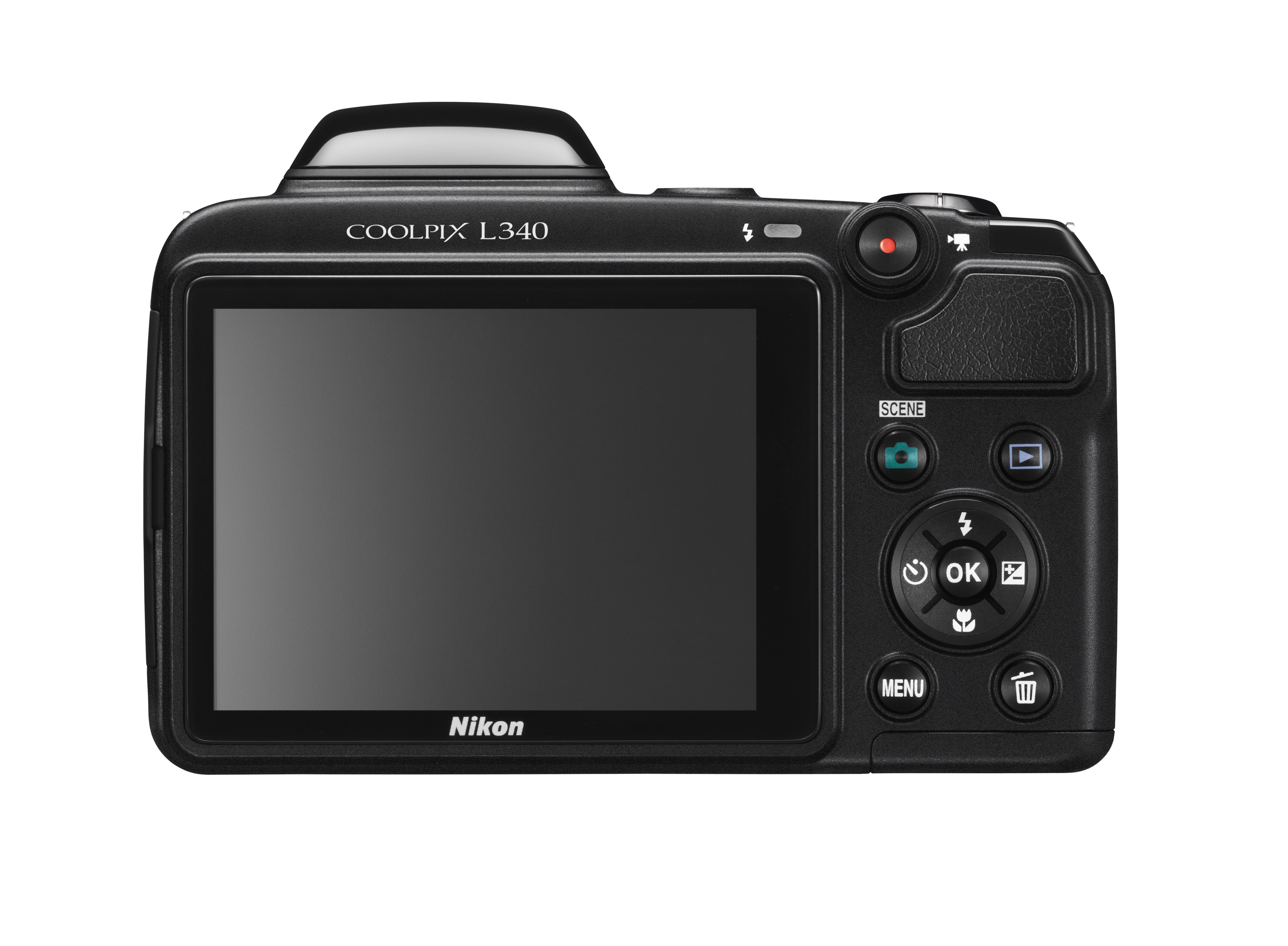 NIKON COOLPIX L340 Kompaktkamera Schwarz, 28x opt. Zoom, TFT