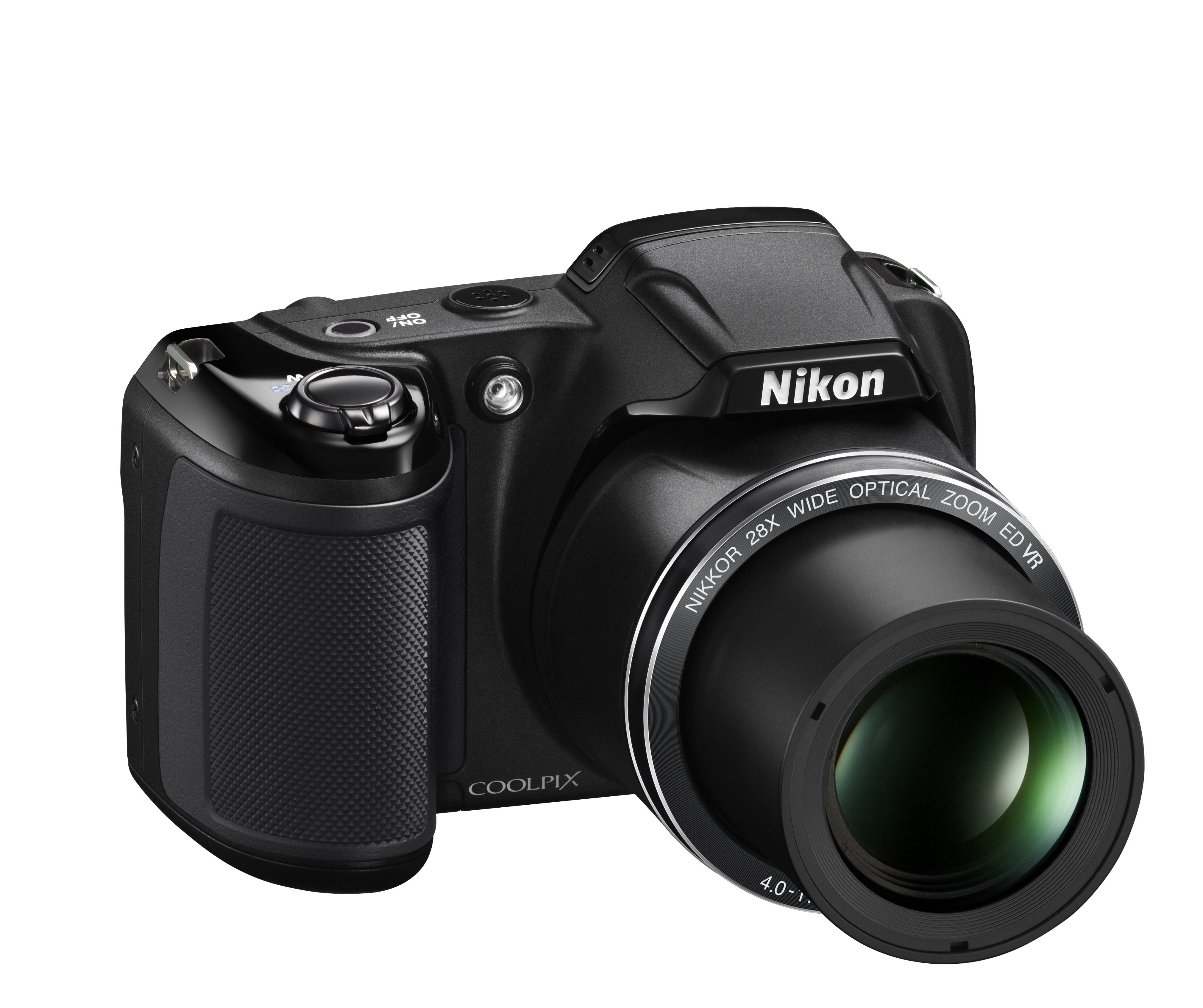 NIKON COOLPIX L340 Kompaktkamera Schwarz, 28x opt. Zoom, TFT