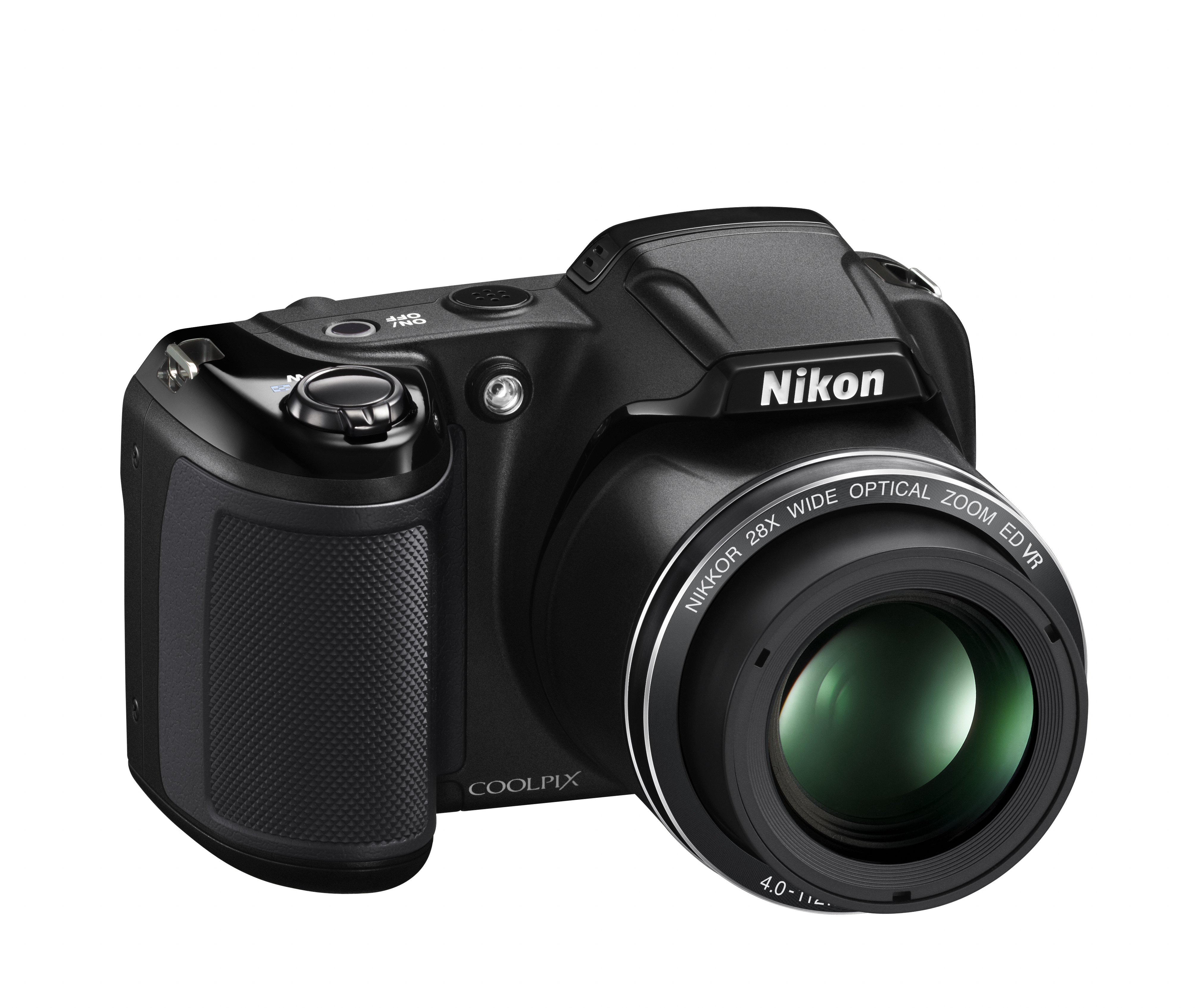 NIKON COOLPIX L340 Kompaktkamera Schwarz, 28x opt. Zoom, TFT