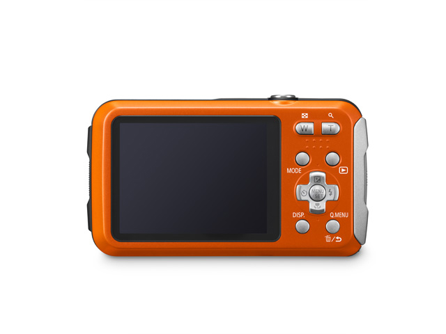 PANASONIC Lumix DMC-FT30EG-D Digitalkamera Orange, 4x opt. Zoom, TFT-LCD