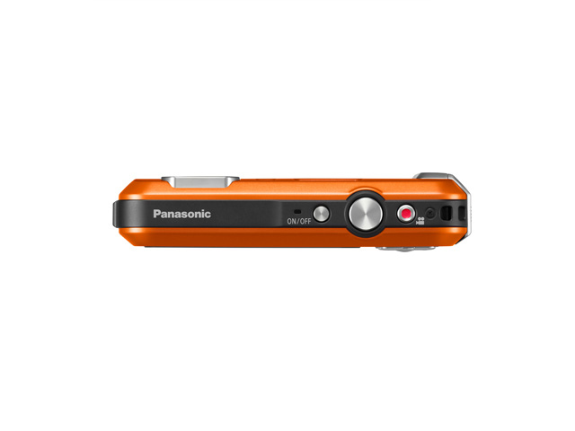 PANASONIC Lumix DMC-FT30EG-D Digitalkamera Orange, 4x opt. Zoom, TFT-LCD