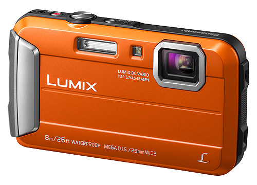 PANASONIC Lumix DMC-FT30EG-D Digitalkamera Orange, 4x opt. Zoom, TFT-LCD