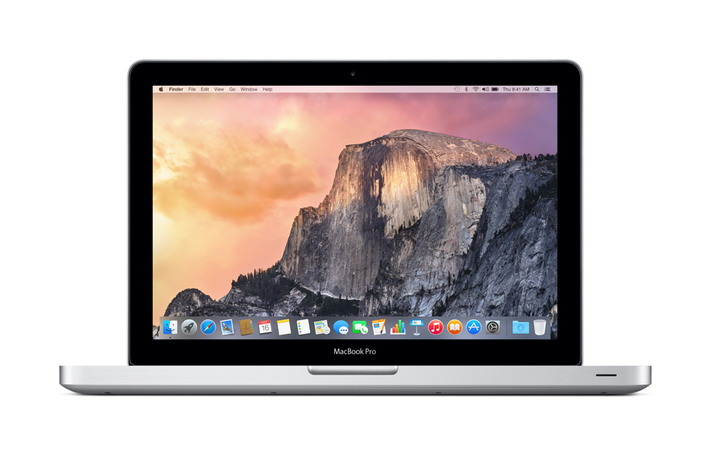 APPLE MacBook Pro mit deutscher Tastatur - 13,3 Zoll - Intel® Core™ i5 i5 - 4 GB - 500 GB - Intel® HD 4000 - macOS El Capitan