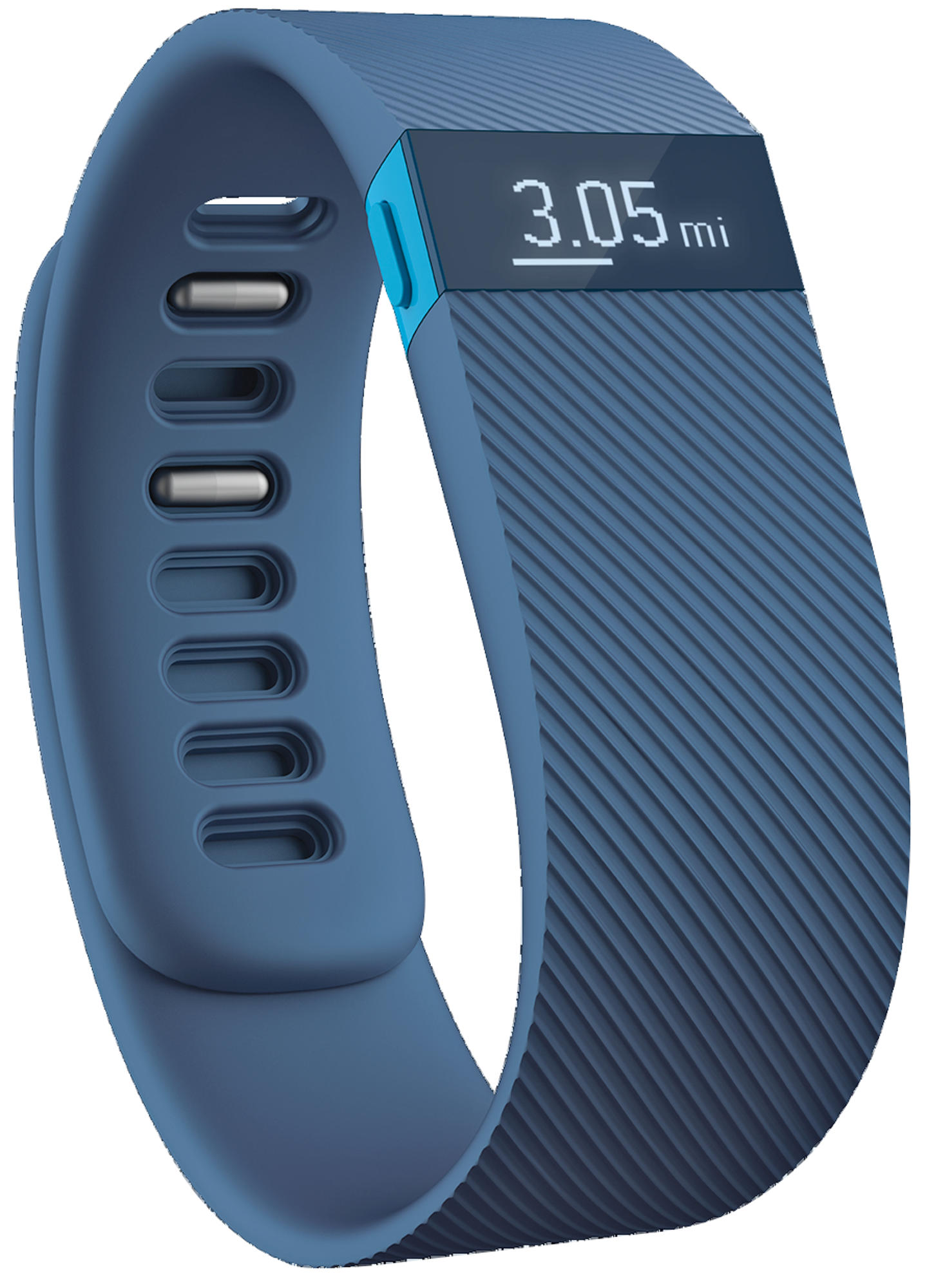 Pulsera de actividad - Fitbit FB404BUS Charge Azul, Inalámbrica, Grande
