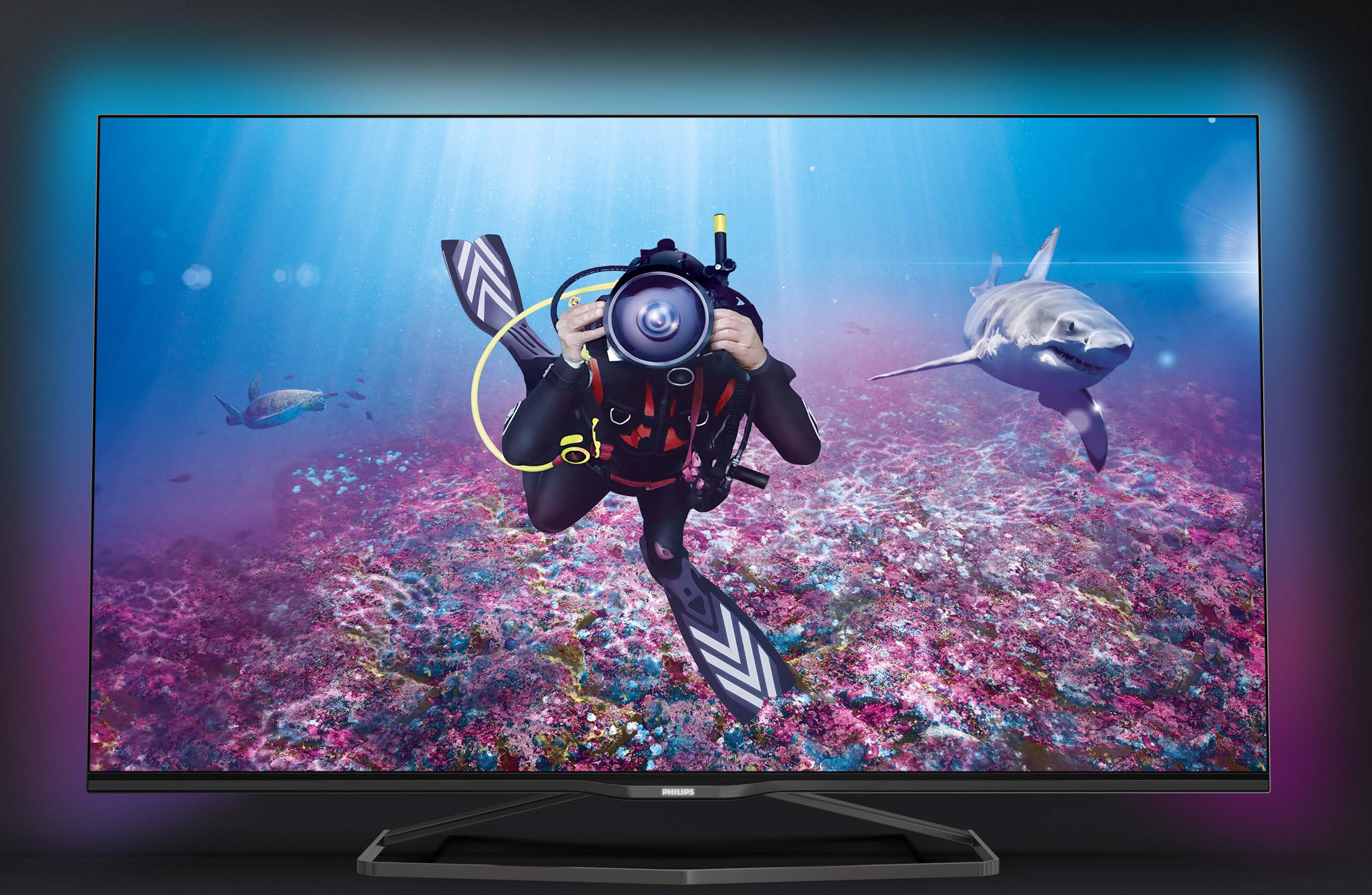 PHILIPS 47PFK7509/12 LED TV (47 Zoll / 119 cm, Full-HD, 3D, SMART TV, Ambilight)