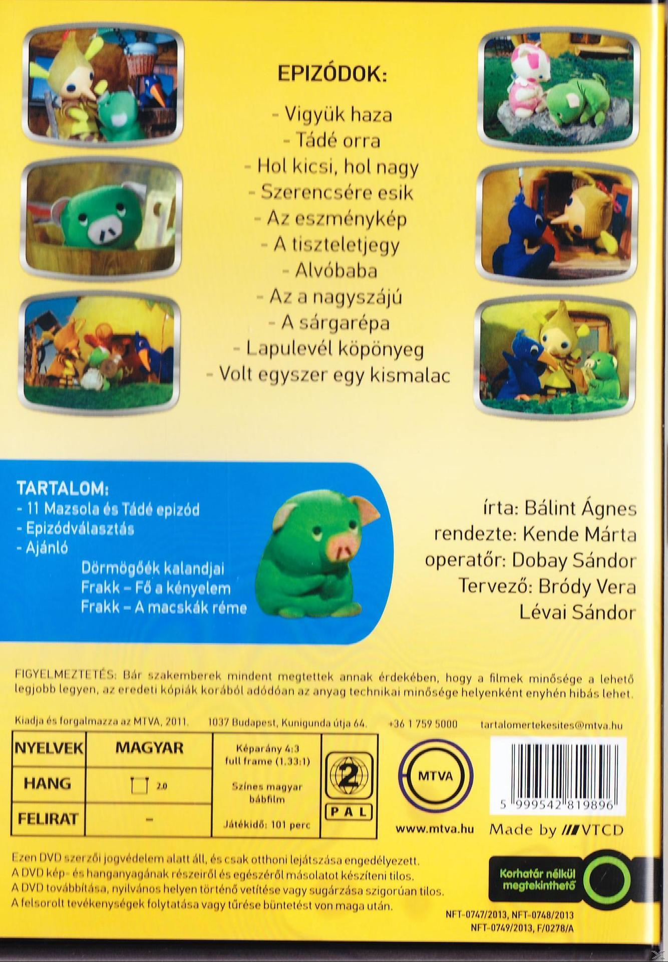 Mazsola és Tádé: Volt egyszer egy kismalac (DVD)