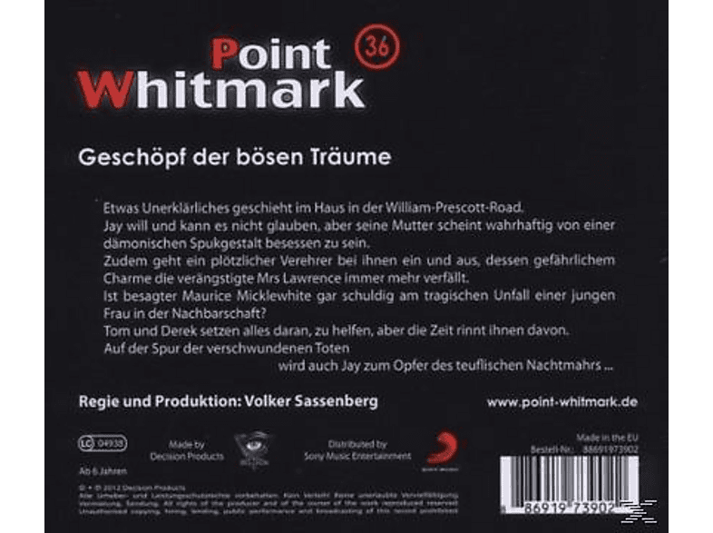 Thumbnail - Point Whitmark 36: Geschöpf der bösen Träume - (CD)