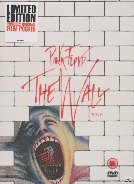 The Wall DVD-Cover mit einem schreienden Gesicht, das durch Ziegel bricht.