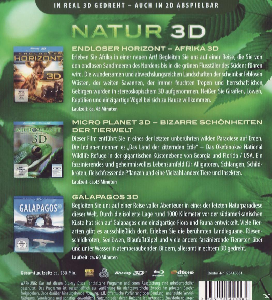 MICRO PLANET 3D- ENDLOSER HORIZONT - GALAPAGOS 3D 3D Blu-ray